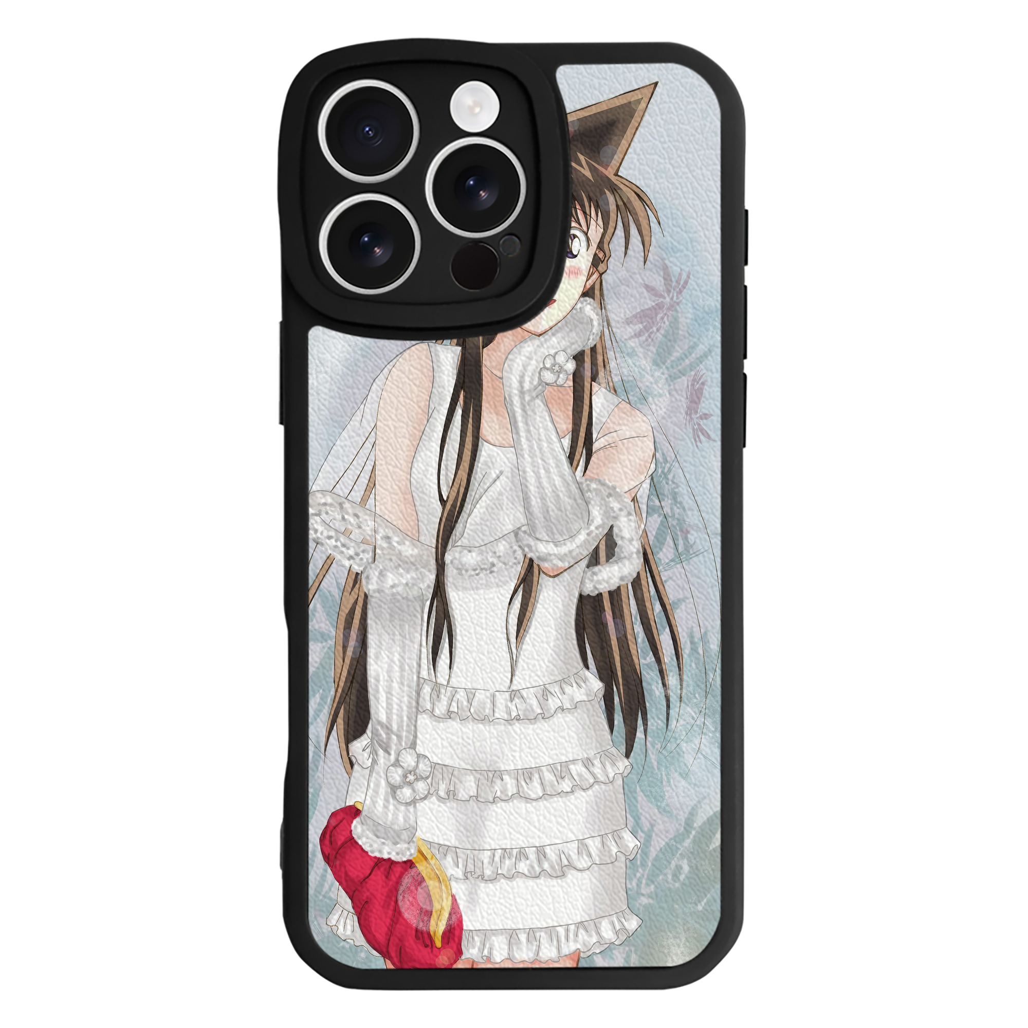 （画像用） 名探偵コナン Detective Conan 【iPhone 16シリーズ対応】シリコンスマホケース（レザー調） 材質：シリコン